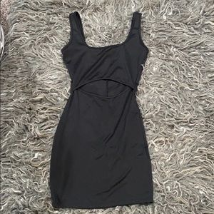 Black Body-Con Cutout Dress